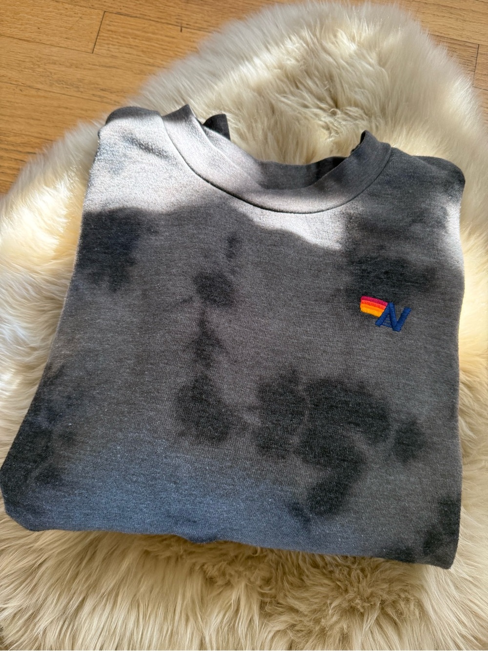 Size XS Aviator Nation Tie-Dye Crewneck